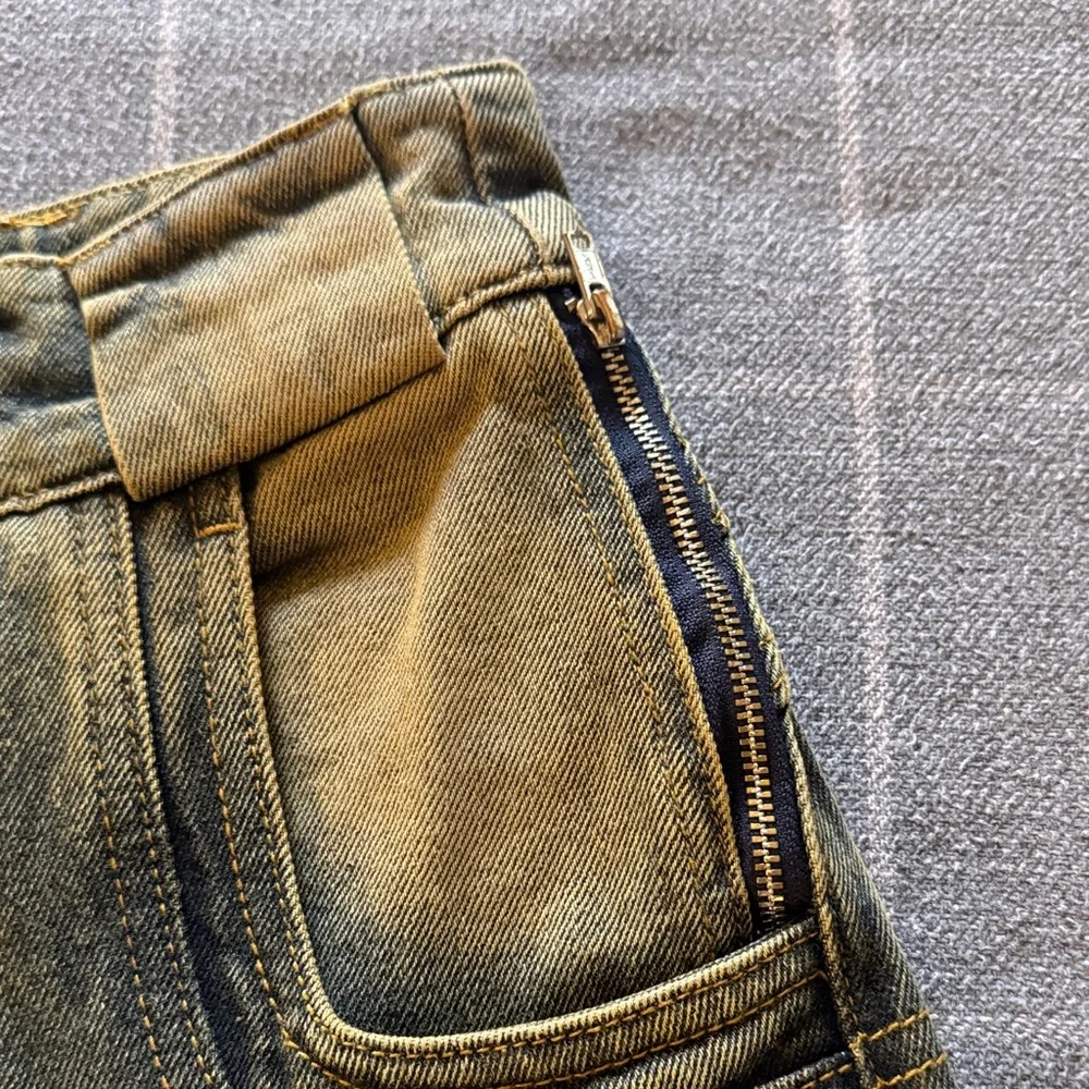 NWOT/Young Men's No/Faith Studo Distressed Jeans/Heavy Weight/Bell Bottoms - Picture 9 of 16